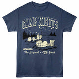 Garfield Camp Nights T-Shirt officially licensed Garfield camping graphic tee