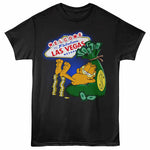 Garfield Vegas Lounging T-Shirt officially licensed Garfield Vegas graphic tee