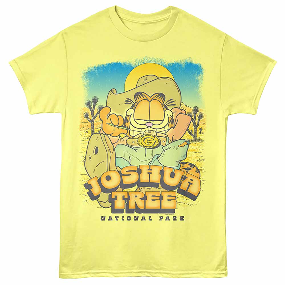 Garfield Joshua Tree T-Shirt officially licensed Garfield Joshua Tree graphic tee