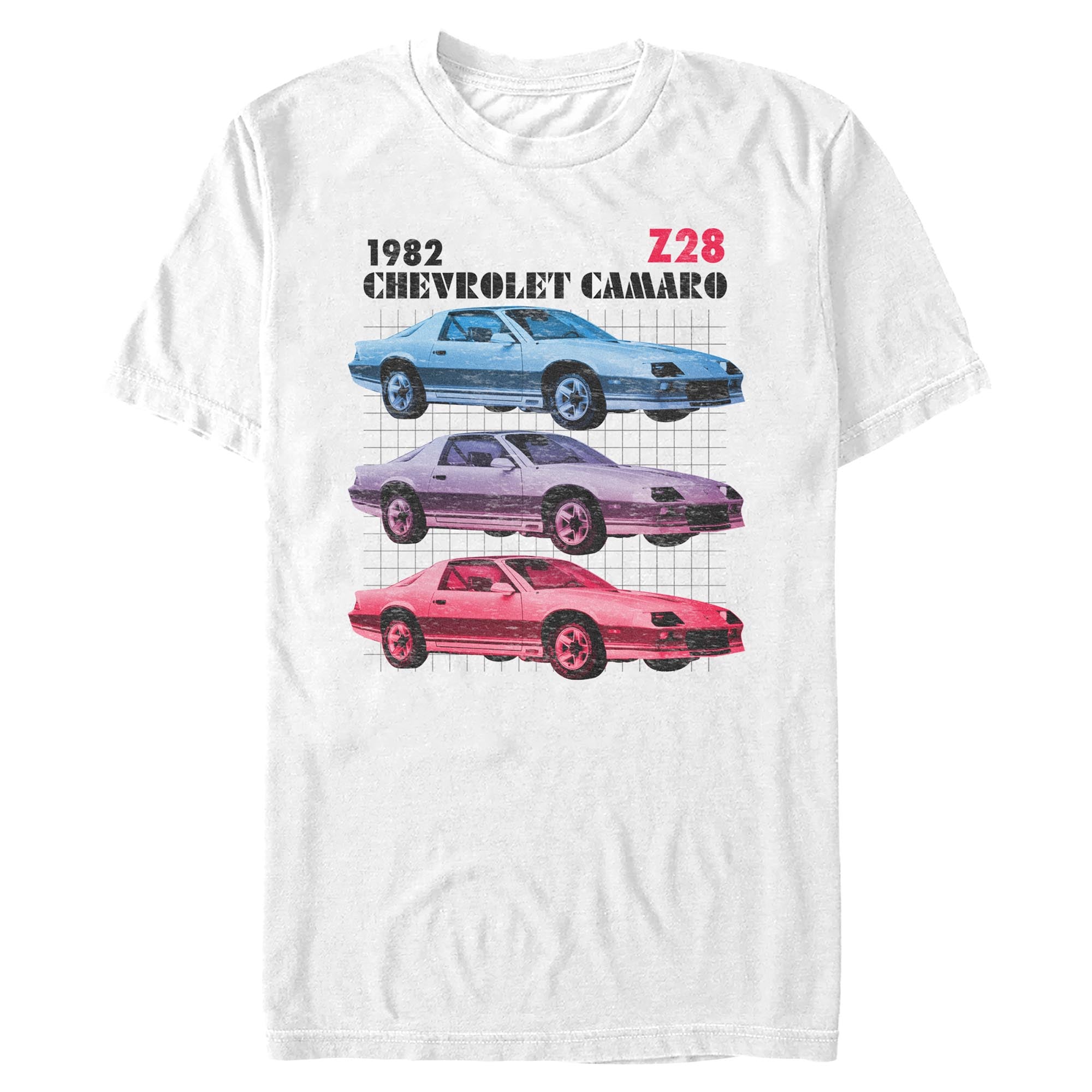 Camaro Boxy Camaro White graphic t-shirt
