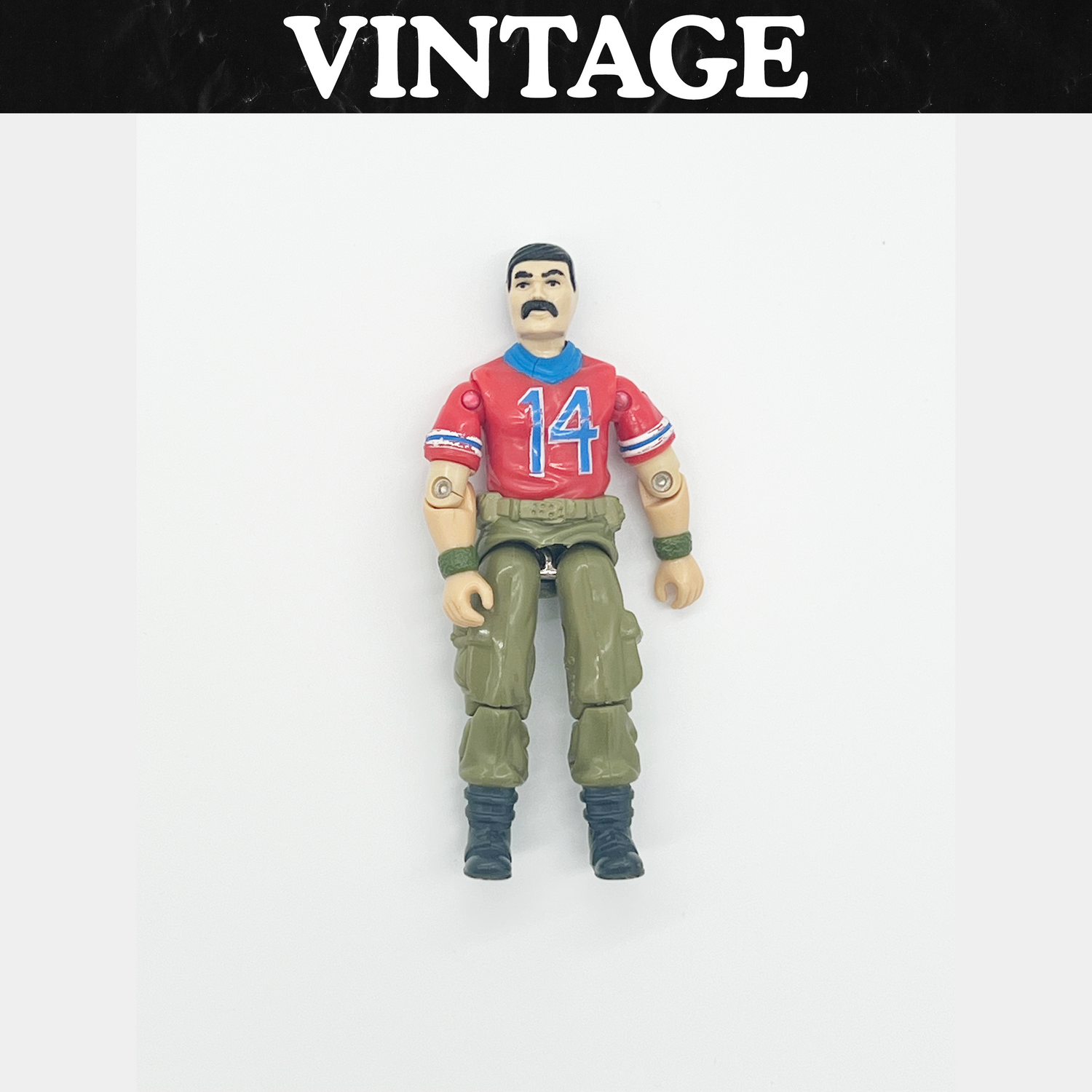 Vintage GI Joe Bazooka Action Figure