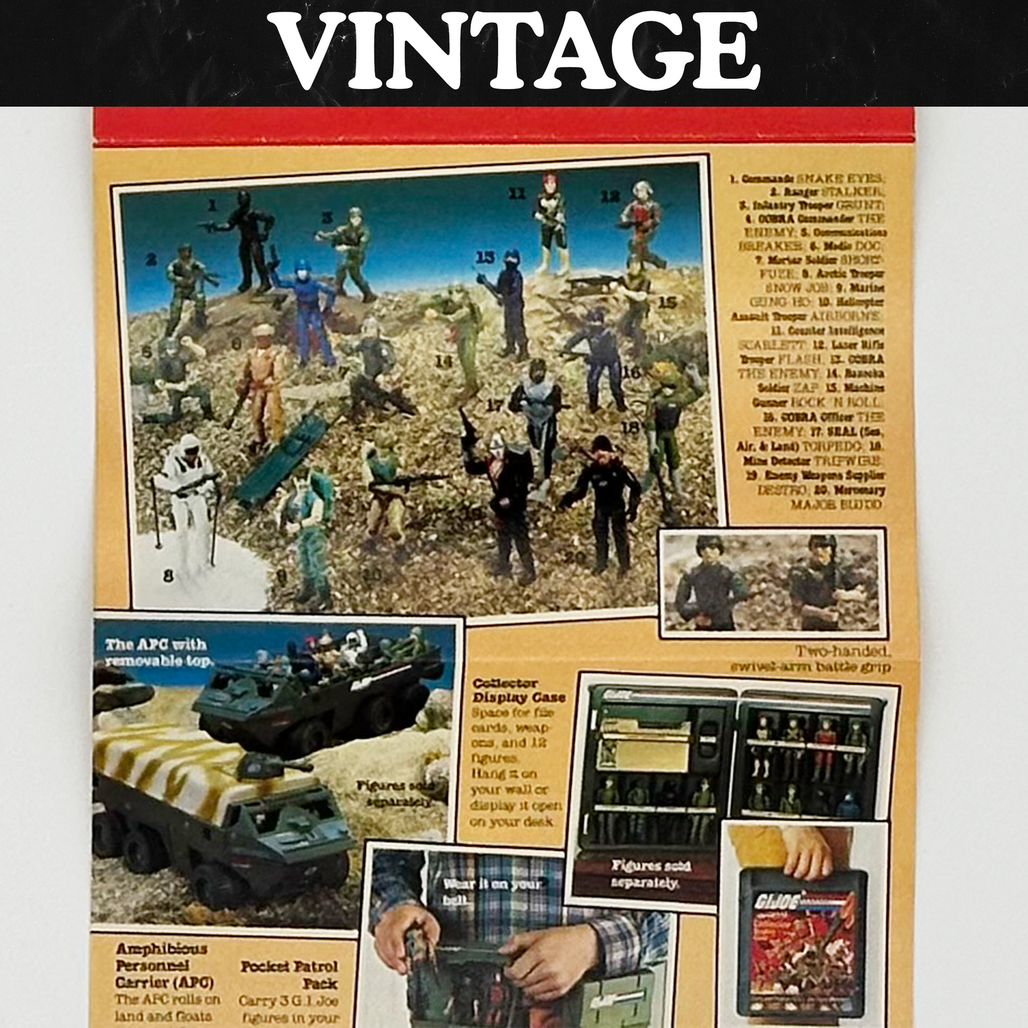 Vintage GI Joe Toy Booklet Catalog Brochure (To The Rescue)