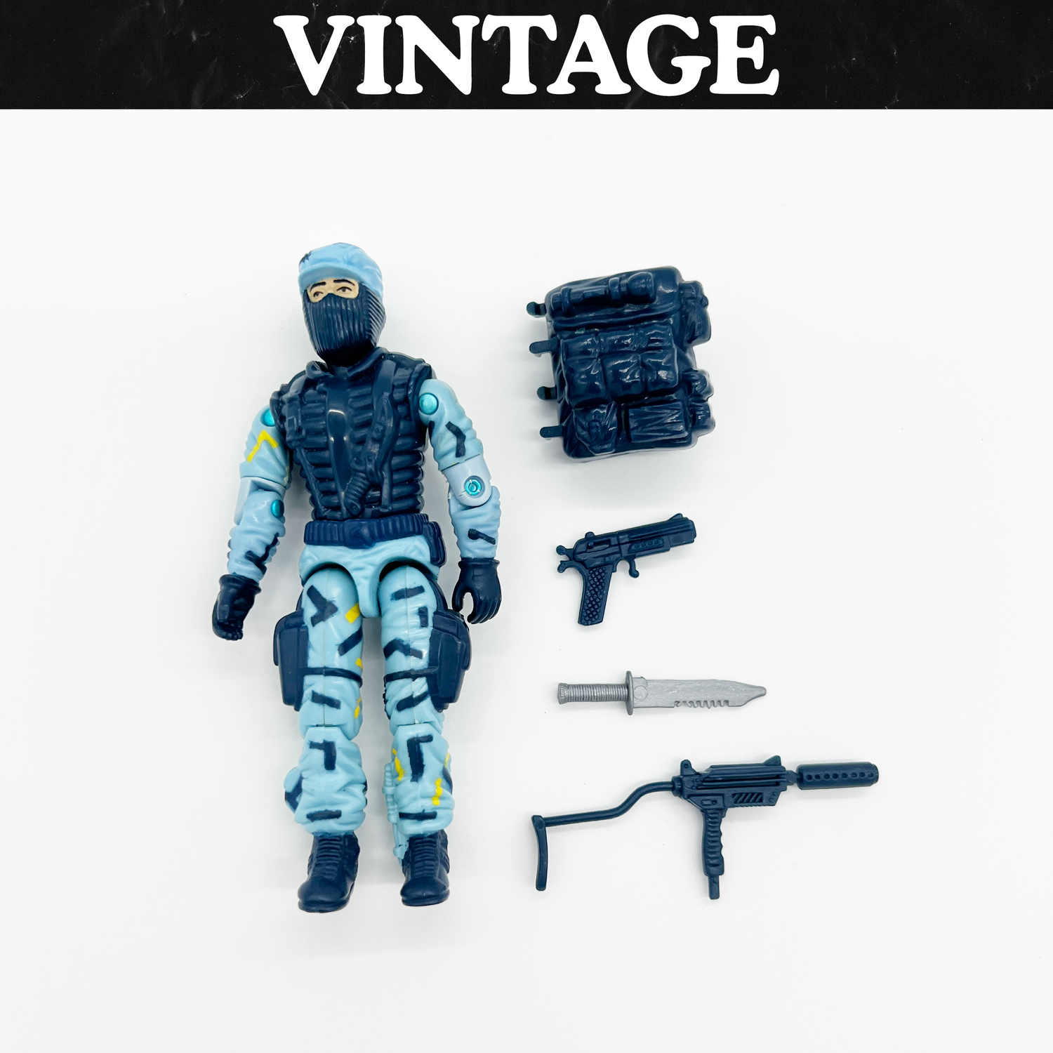 Vintage GI Joe Shockwave Action Figure