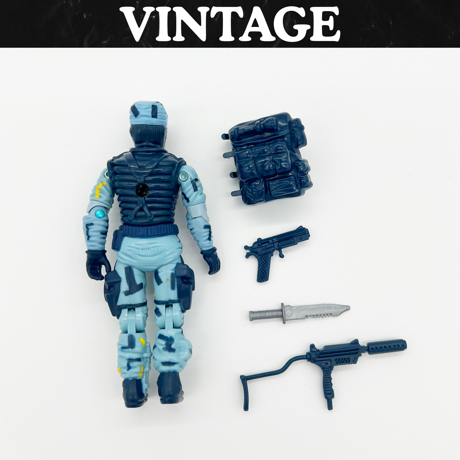 Vintage GI Joe Shockwave Action Figure