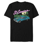 General Motors El Camino Redux Black graphic t-shirt