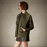 Members Only Women's Satin Bomber Jacket