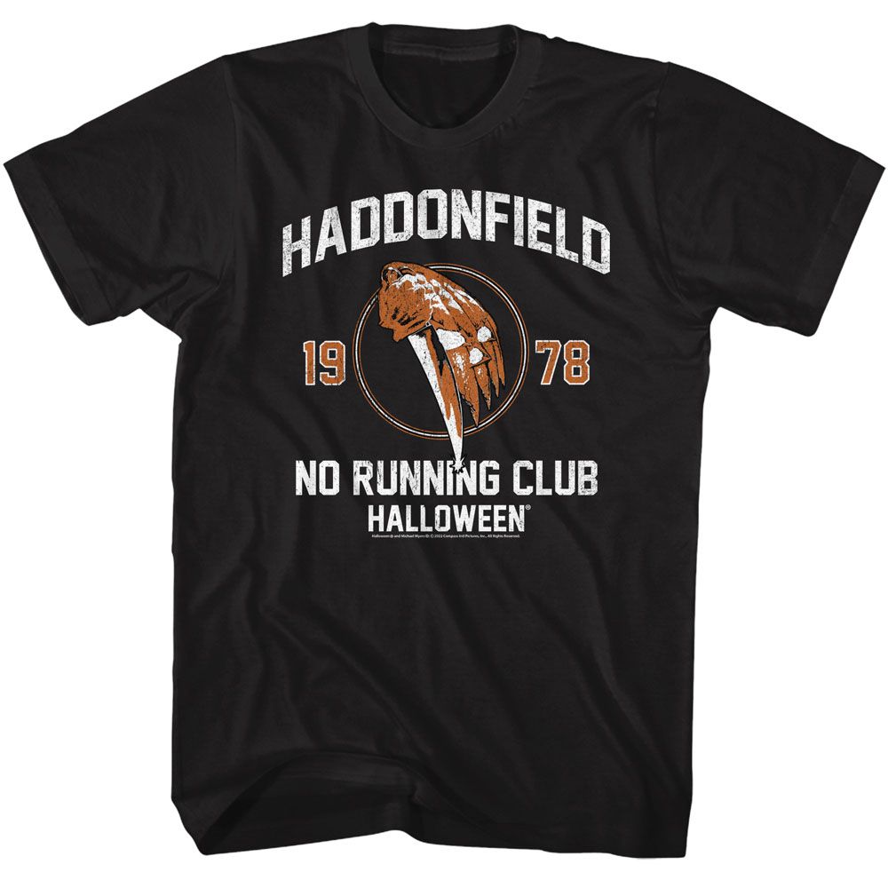 officially licensed Halloween No Running Club T-Shirt tee