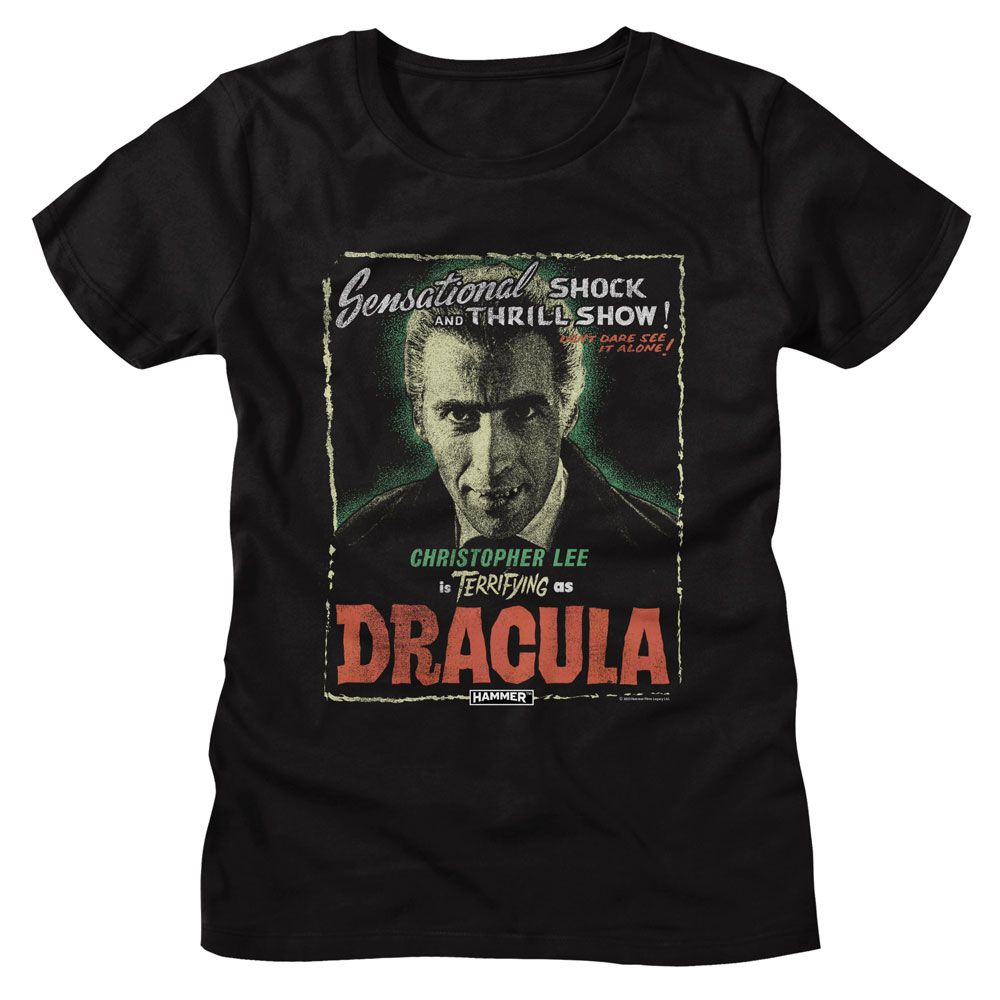 officially licensed Hammer Horror Dracula women's tee