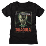 officially licensed Hammer Horror Dracula women's tee