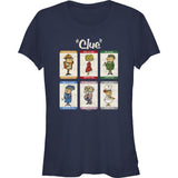 Clue Retro Character Boxup Navy graphic t-shirt