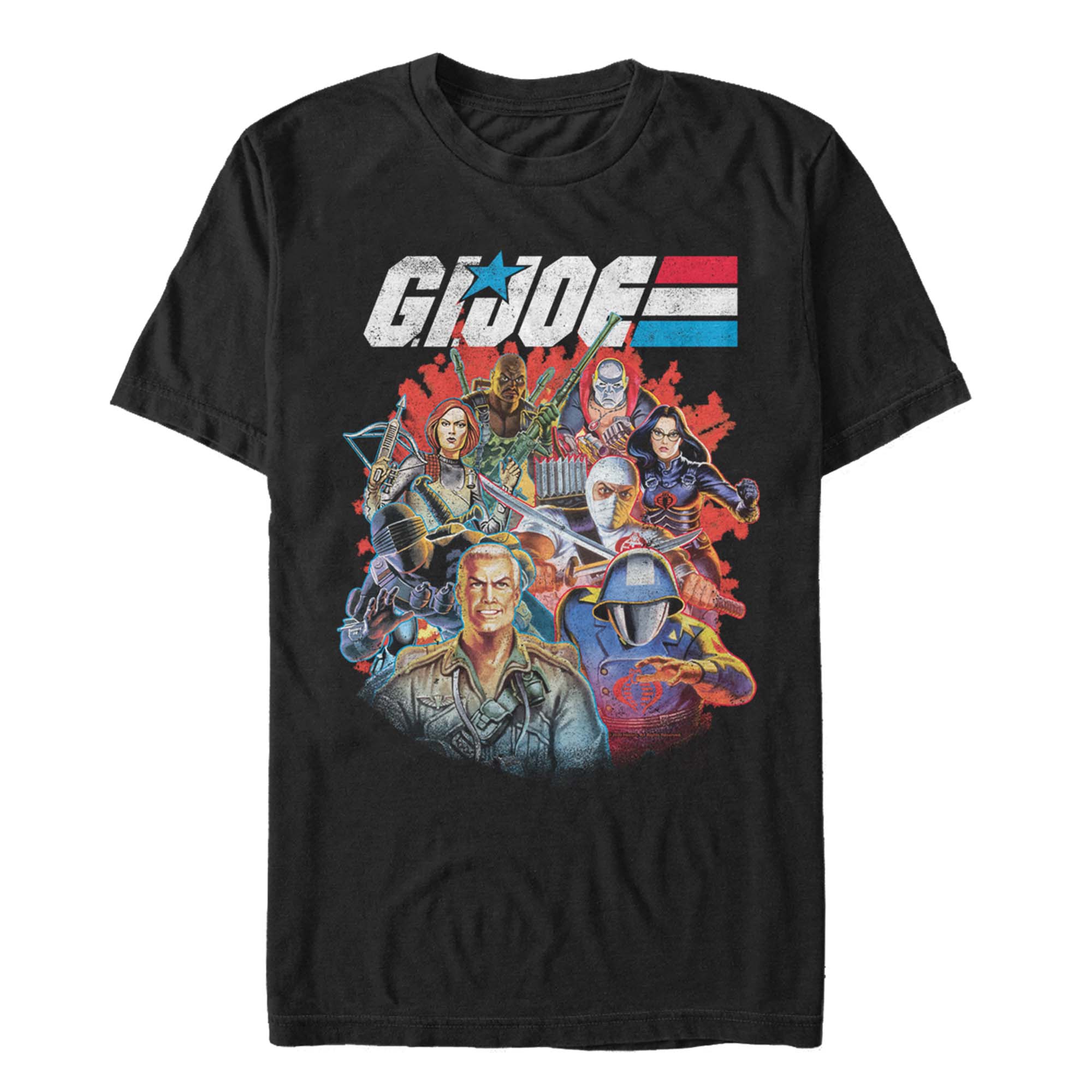 officially licensed GI Joe Retro Vs Group T-Shirt tee