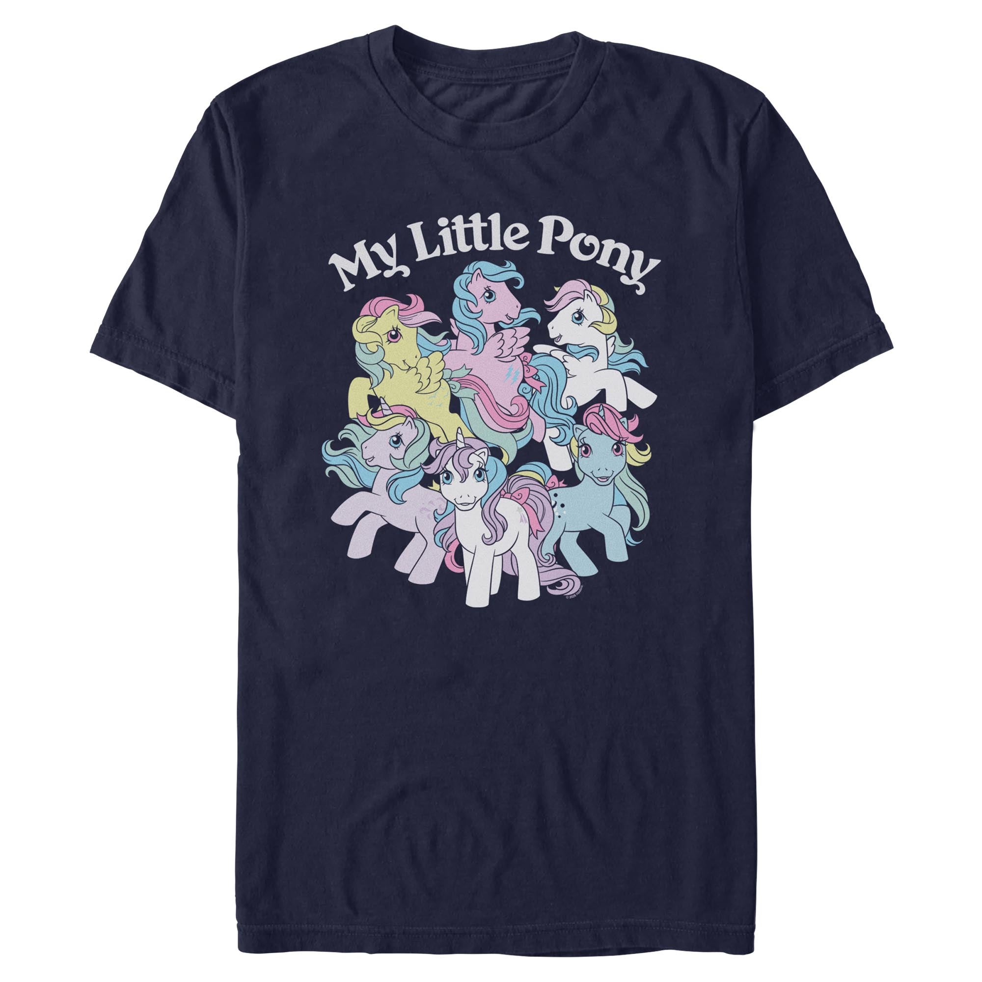 My Little Pony Mi Little Pony Group Navy graphic t-shirt