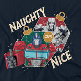 Transformers Naughty or Nice Christmas T-Shirt