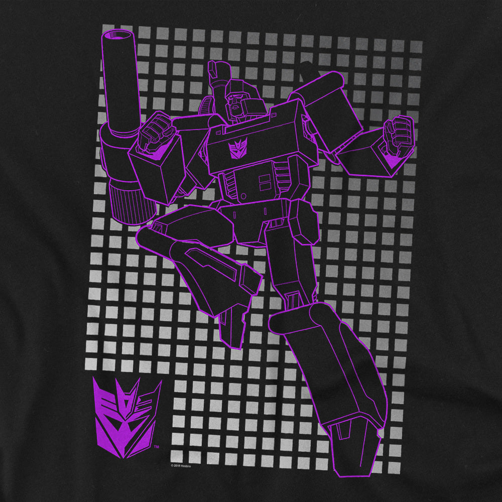 Magatron Grid Transformers Megatron Decepticon Grid T-Shirt – Rerun the 80s