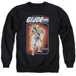Black G.I. Joe Storm Shadow Cobra Ninja Sweatshirt | Retro G.I. Joe Crewneck | Rerun The 80s