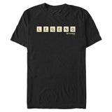 Scrabble Scrabble Legend Black graphic t-shirt