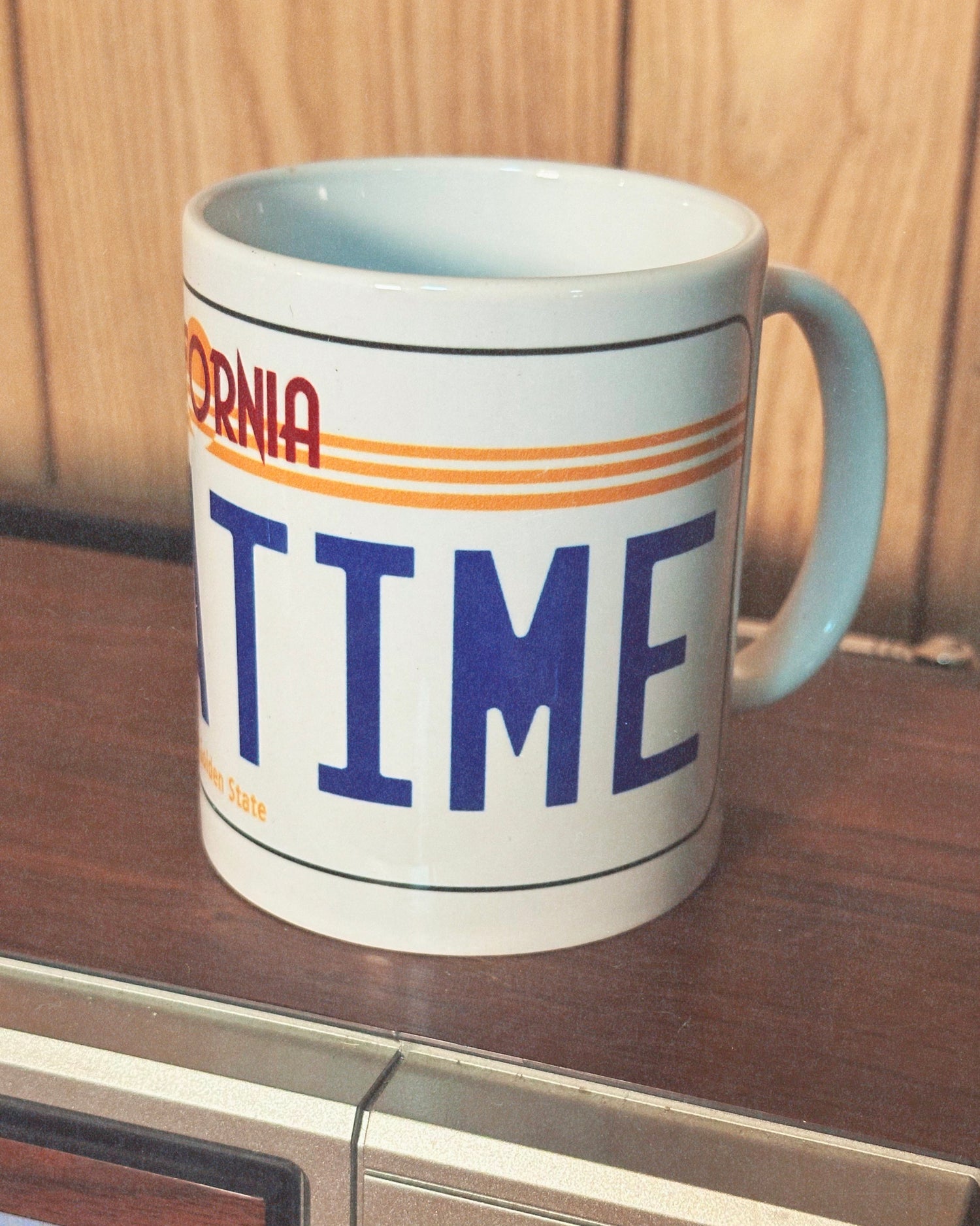 Back to the Future License Plate Outatime Mug