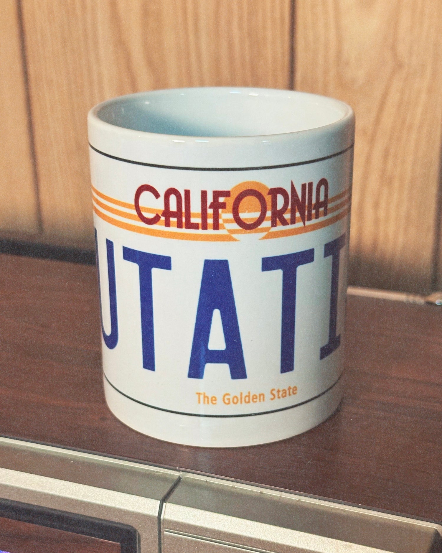 Back to the Future License Plate Outatime Mug