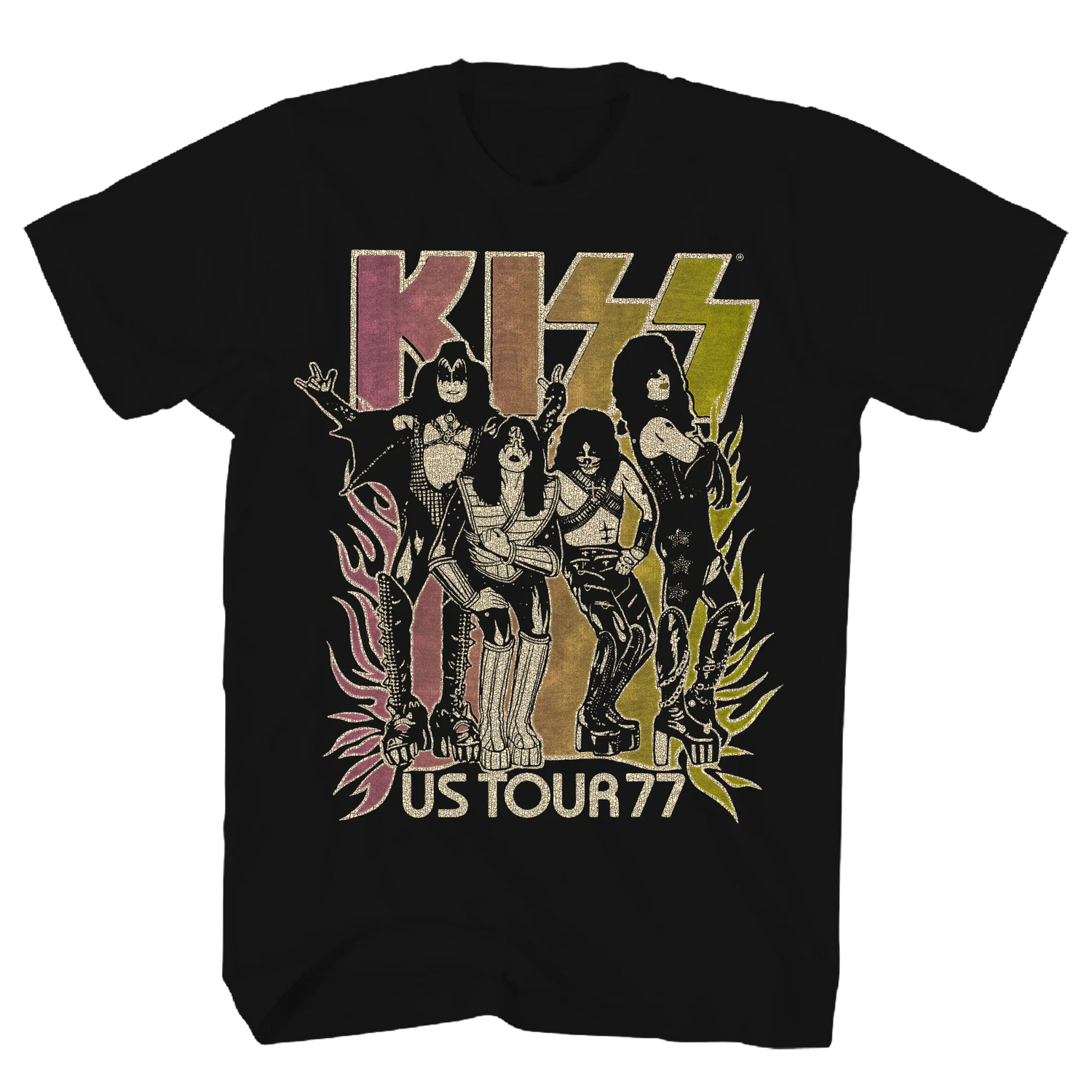 KISS US Tour '77 Shirt