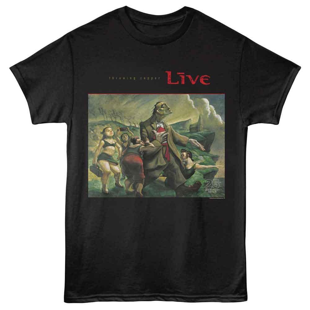 officially licensed Live Throwing Copper T-Shirt tee