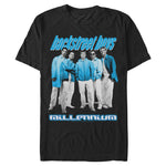 Backstreet Boys Blue Group Black graphic t-shirt