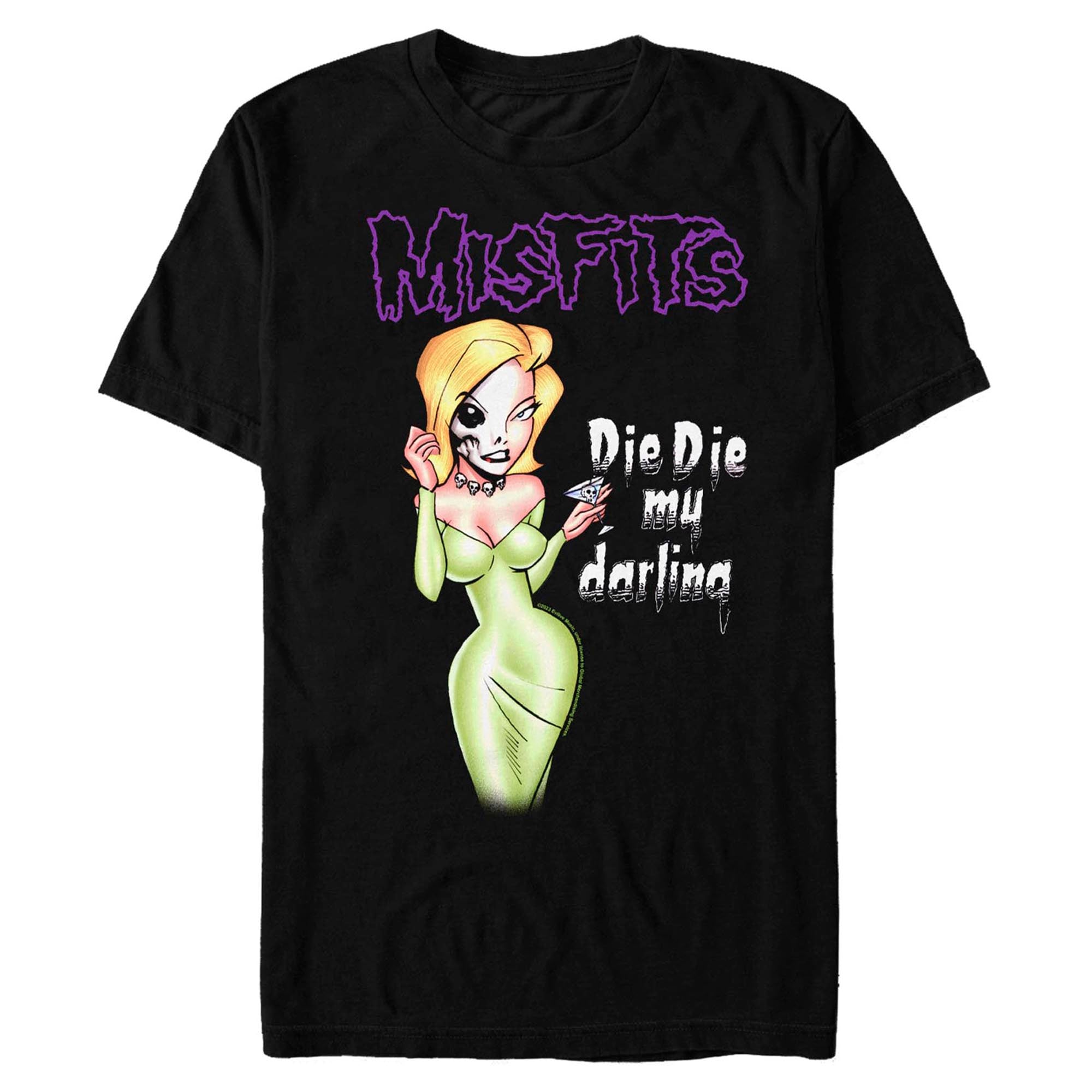Misfits Babydoll Black graphic t-shirt