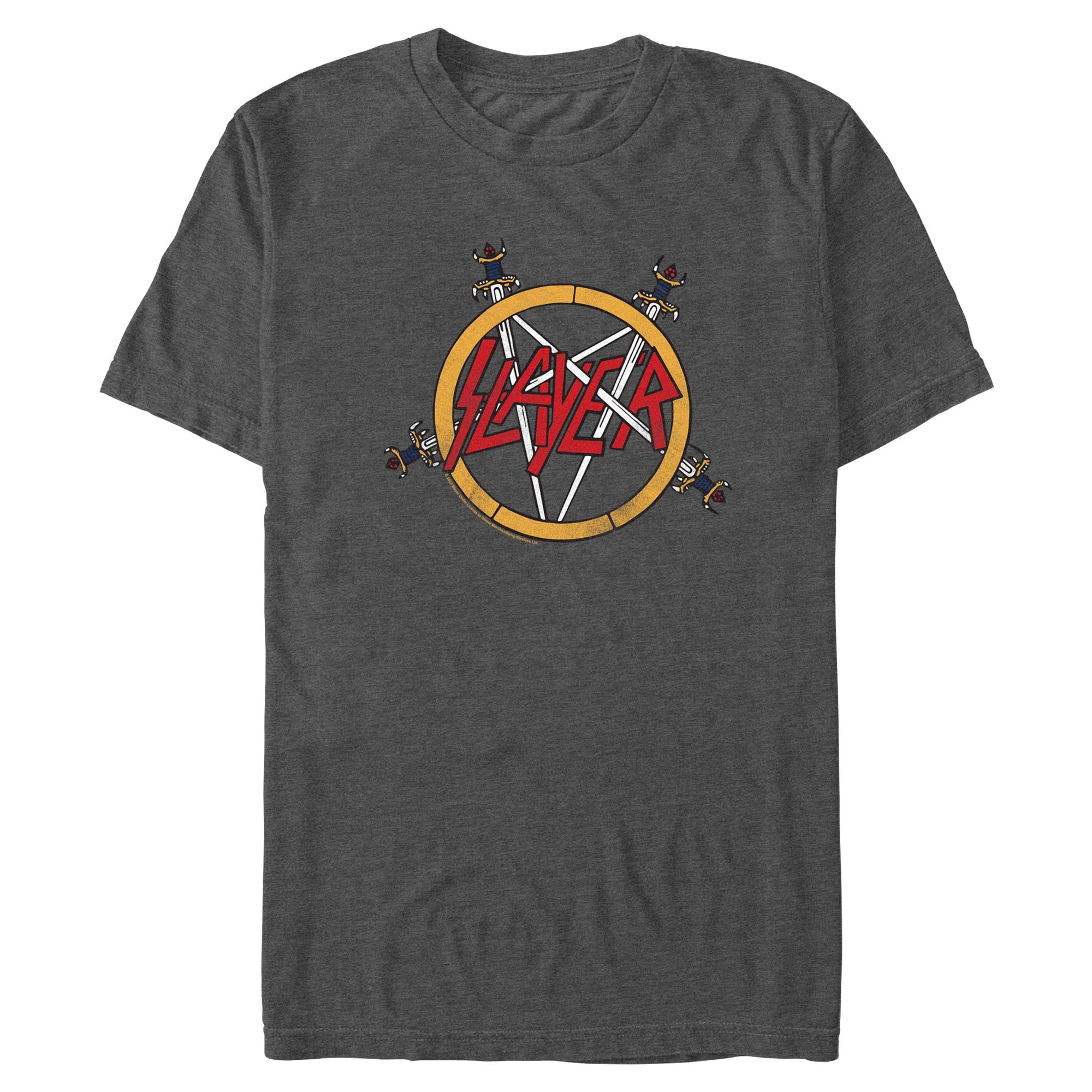 Slayer Shield Dark Heather graphic t-shirt