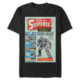 Film - No Likeness Suspensful Iron Man Black graphic t-shirt