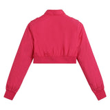 Women's Members Only® Mini Cropped Racer Jacket