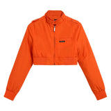Women's Members Only® Mini Cropped Racer Jacket