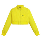 Women's Members Only® Mini Cropped Racer Jacket