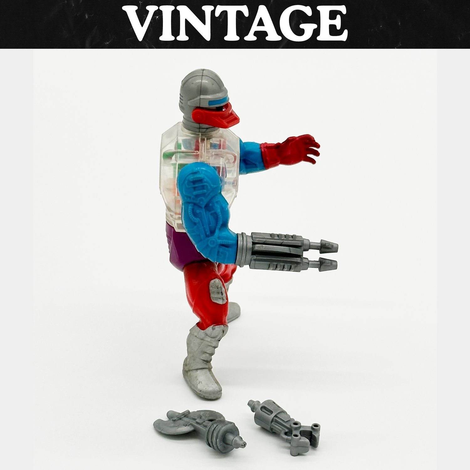 Vintage MOTU Roboto Action Figure