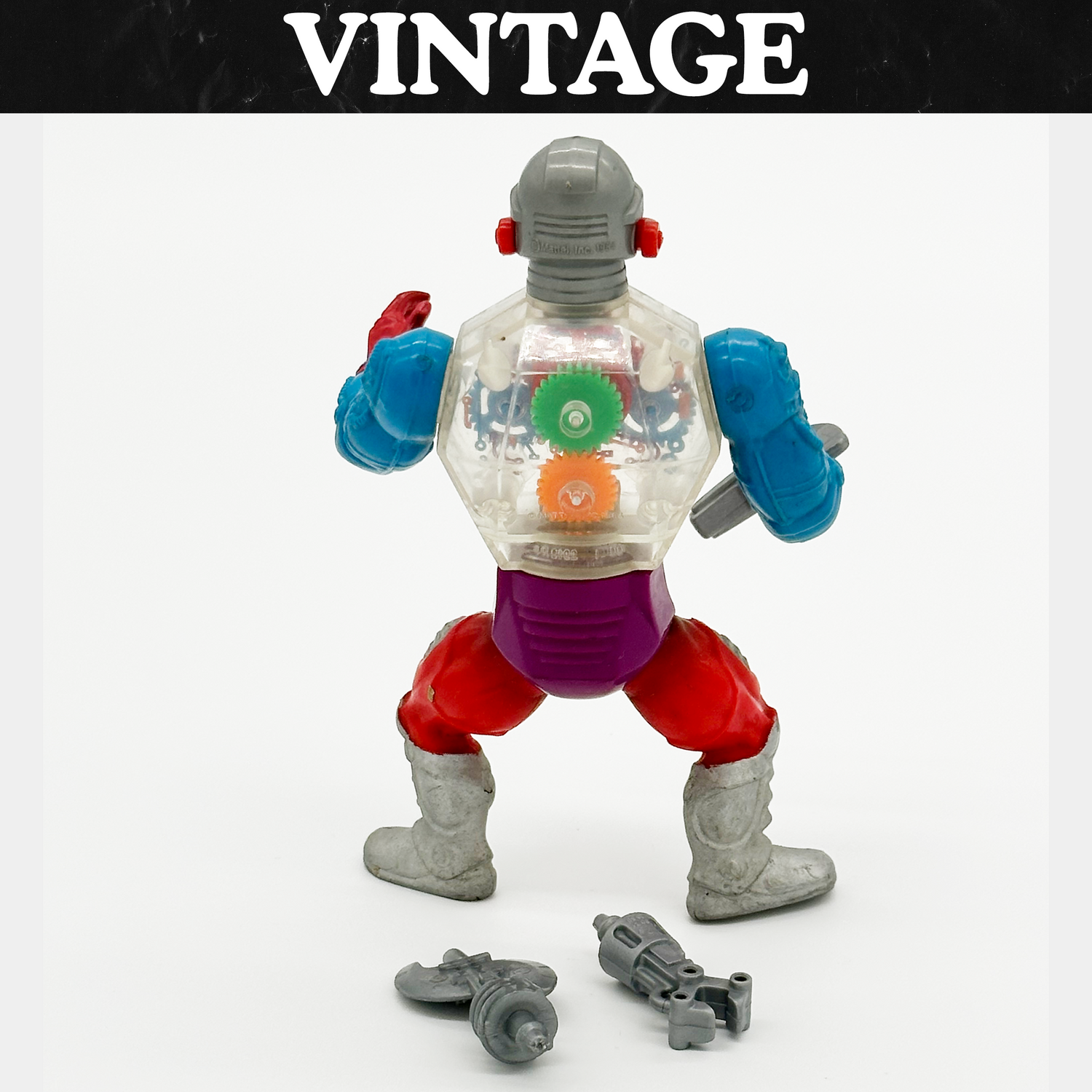 Vintage MOTU Roboto Action Figure