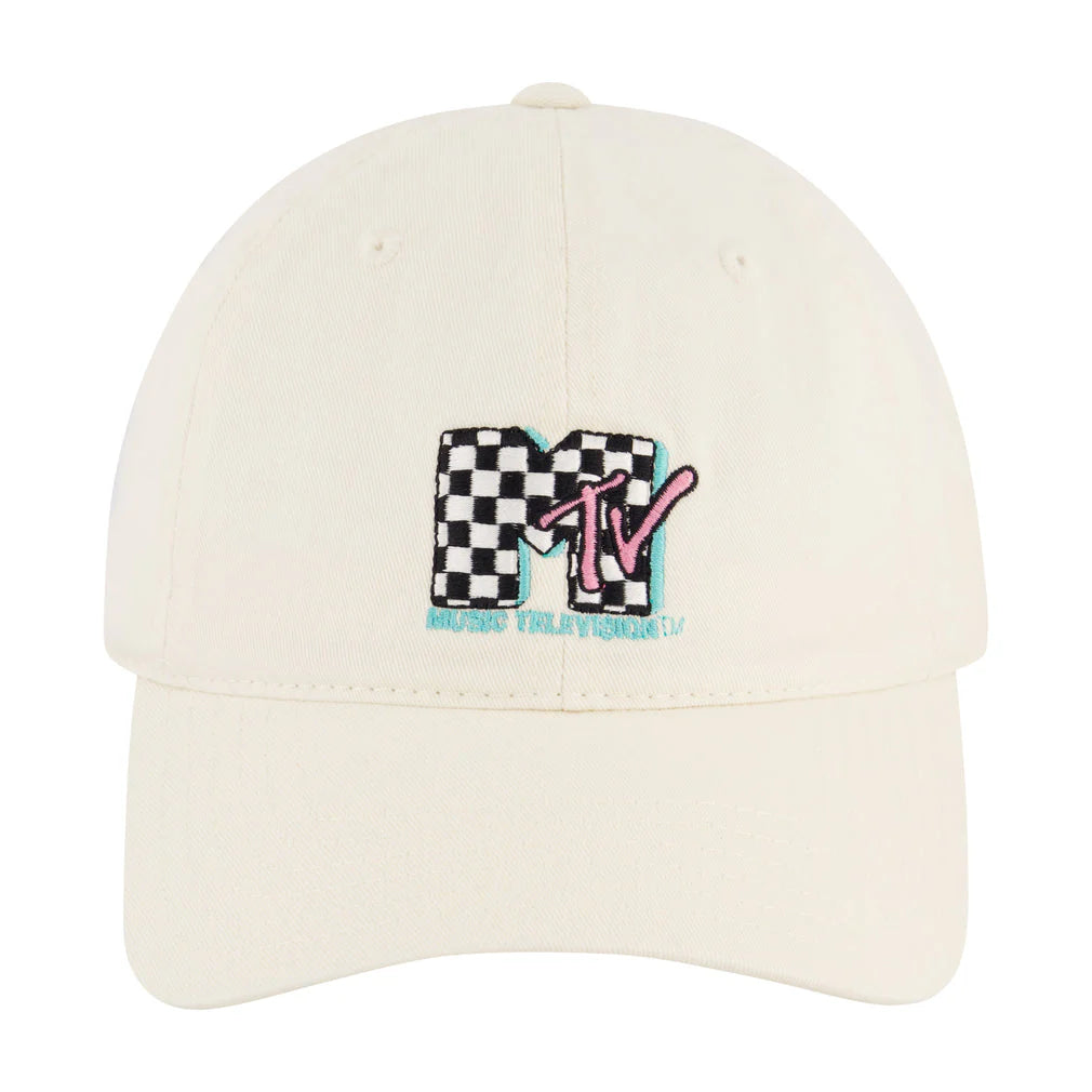 MTV Stone Dad Cap with Embroidery Logo