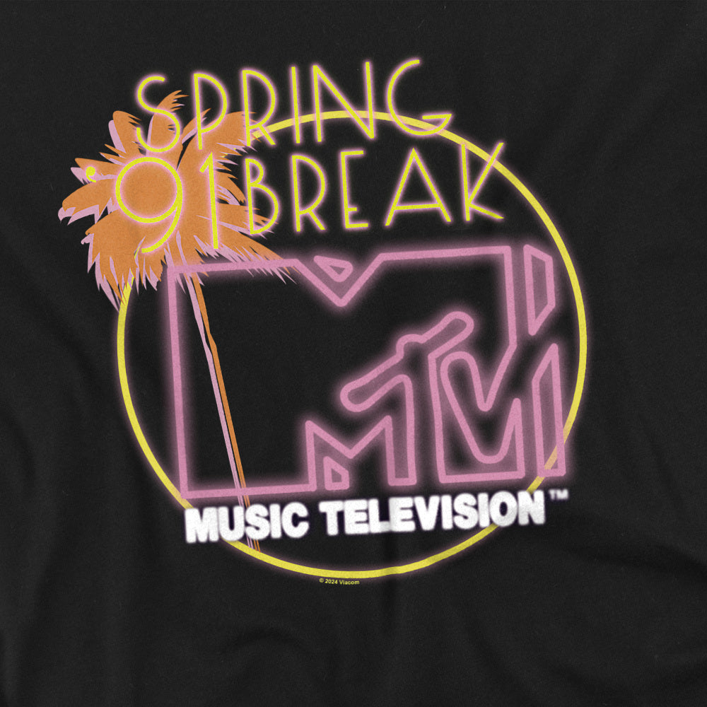 MTV Spring Break '91 Neon Sign T-Shirt