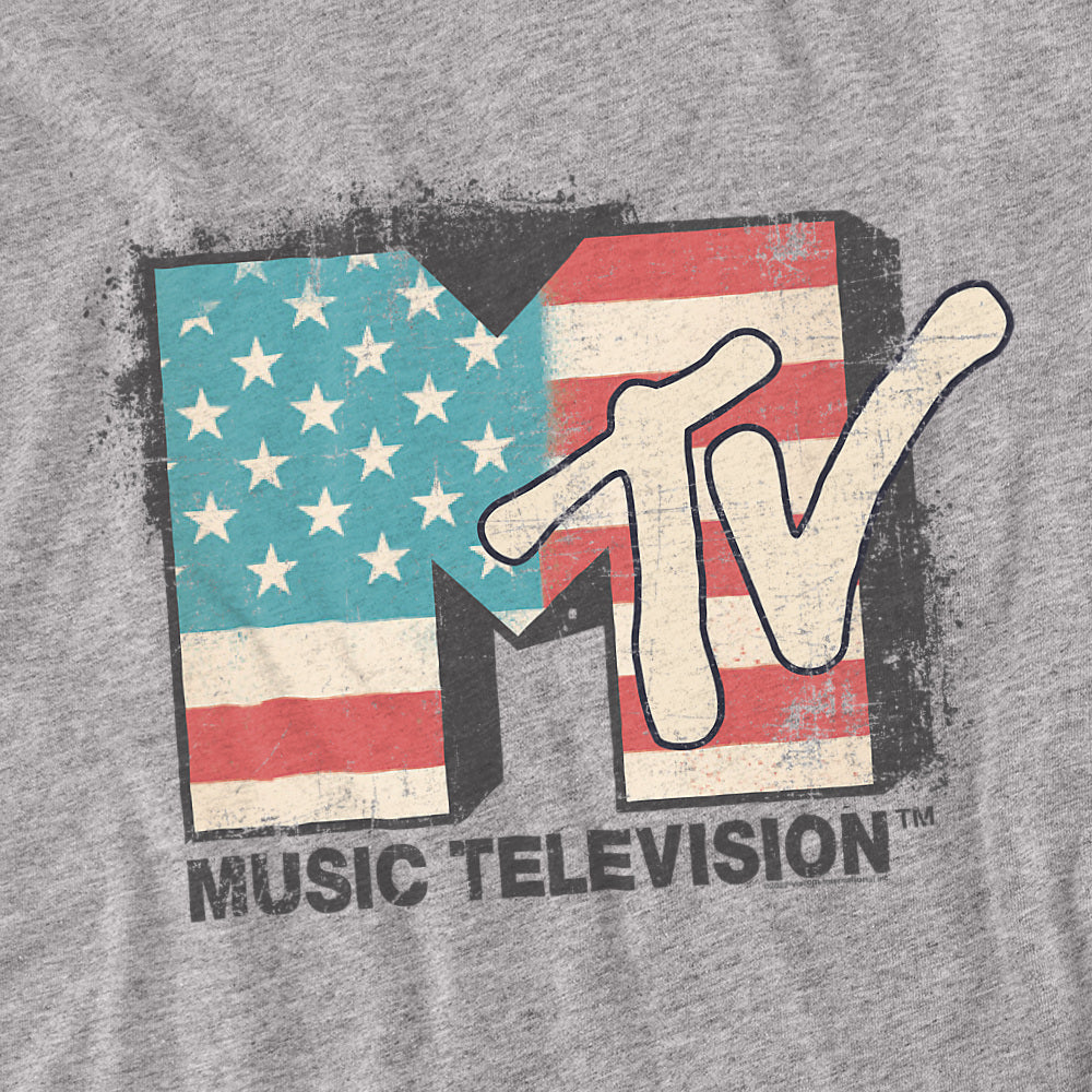 MTV American Flag Logo T-Shirt
