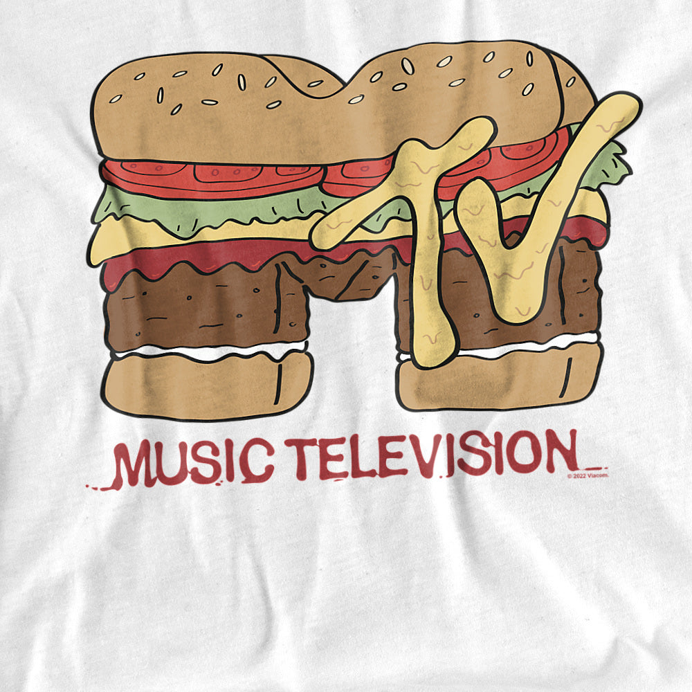 MTV Hamburger Logo T-Shirt