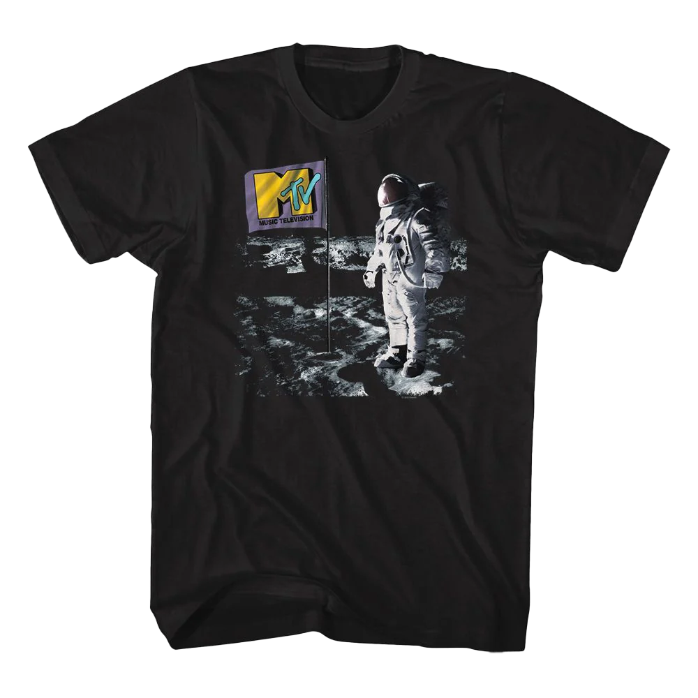 MTV Flag On Moon Shirt