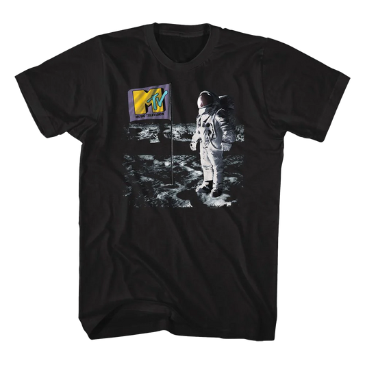 MTV Flag On Moon Shirt