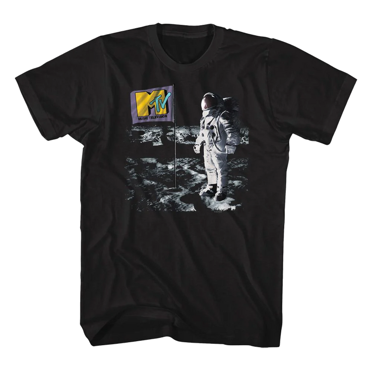 MTV Flag On Moon Shirt