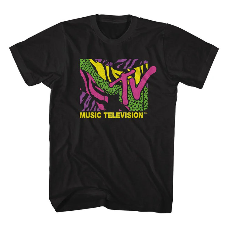MTV Leopard and Zebra Print Shirt