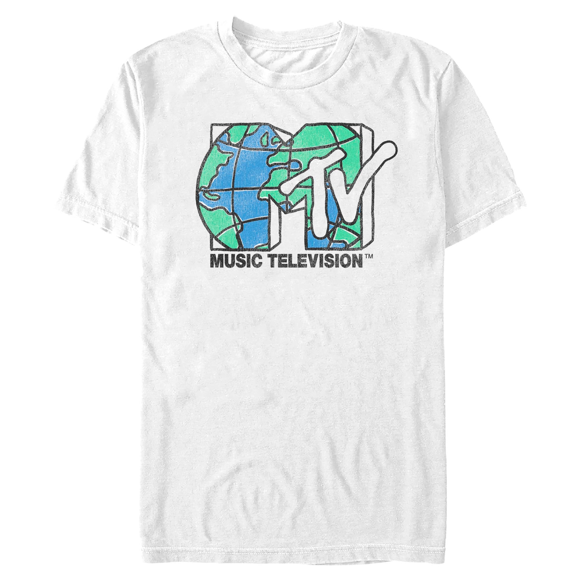 MTV Music Worldwide graphic t-shirt White