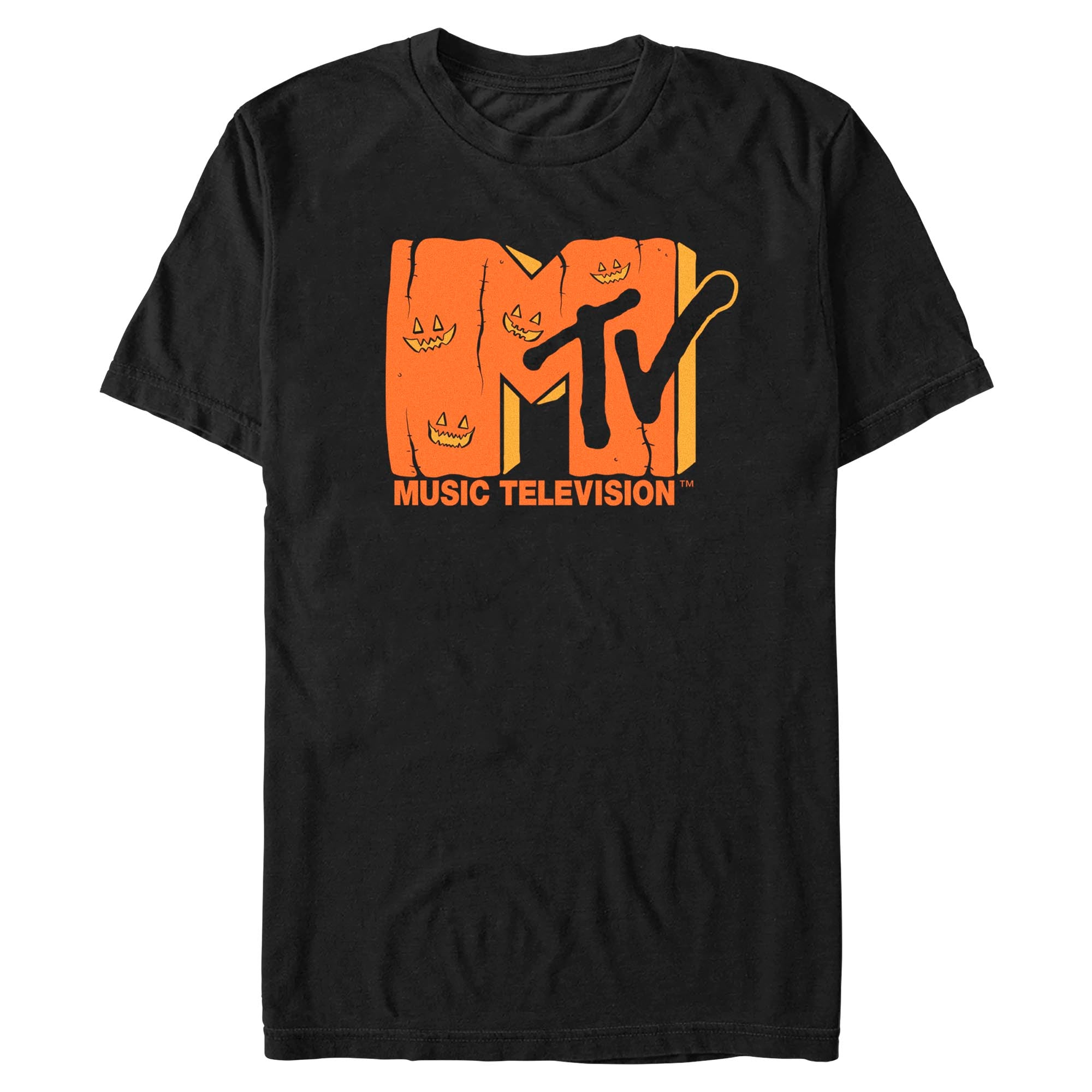 officially licensed MTV Jack-o'-Lantern Logo Halloween t-shirt