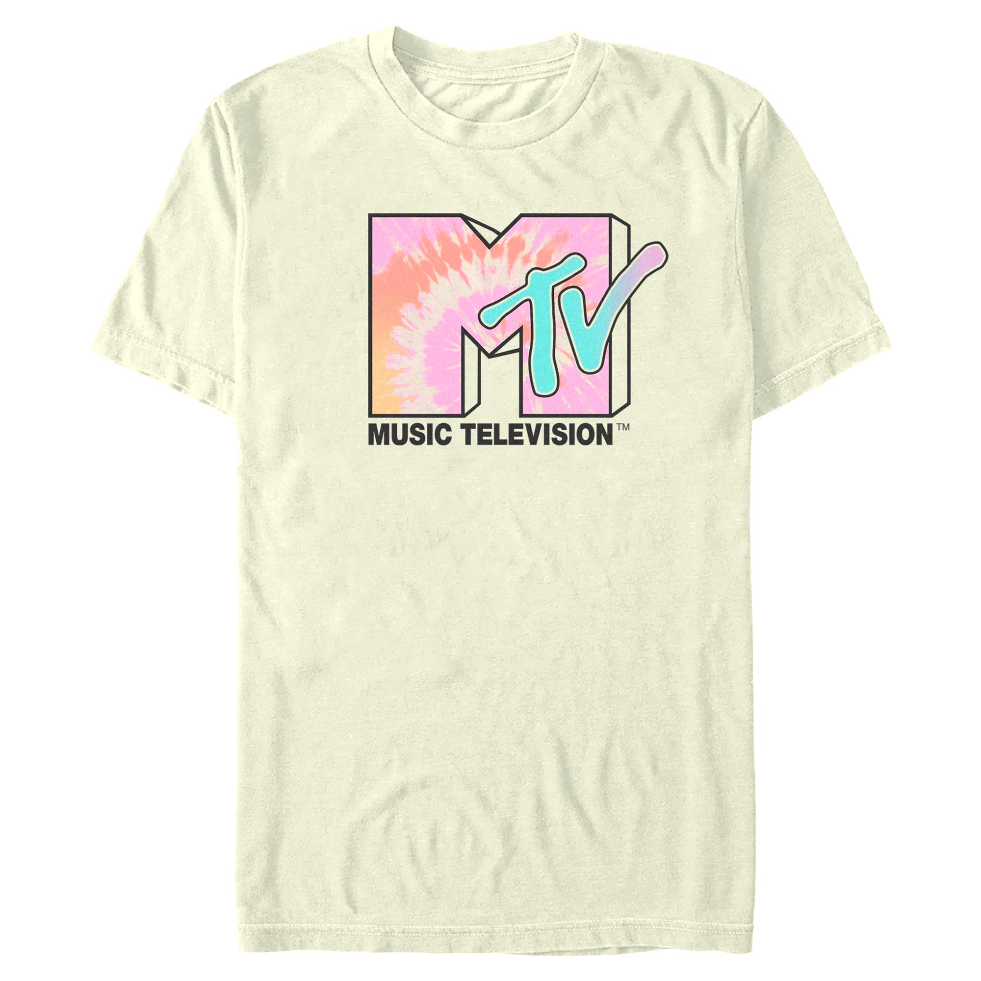 MTV Tie Dye Tv graphic t-shirt Natural