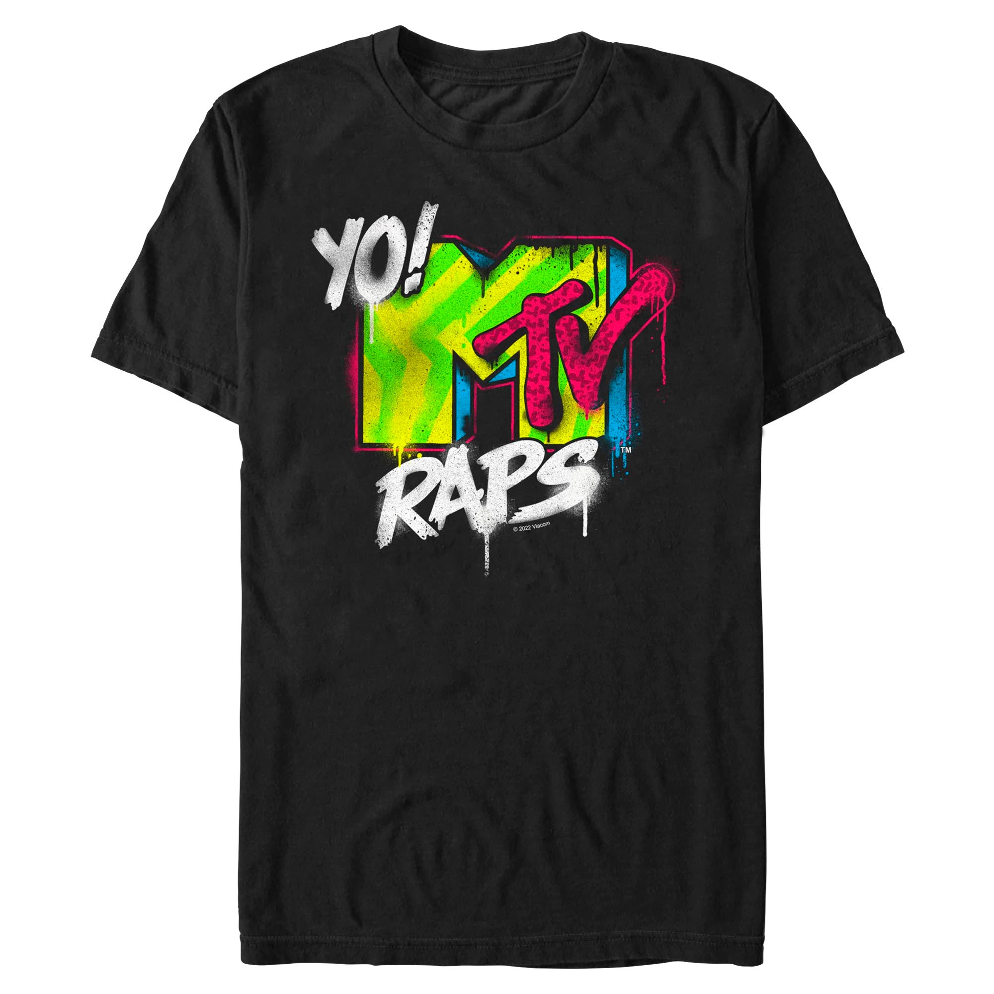 MTV MTV Raps Tag graphic t-shirt Black