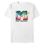 MTV Tropical Glow graphic t-shirt White
