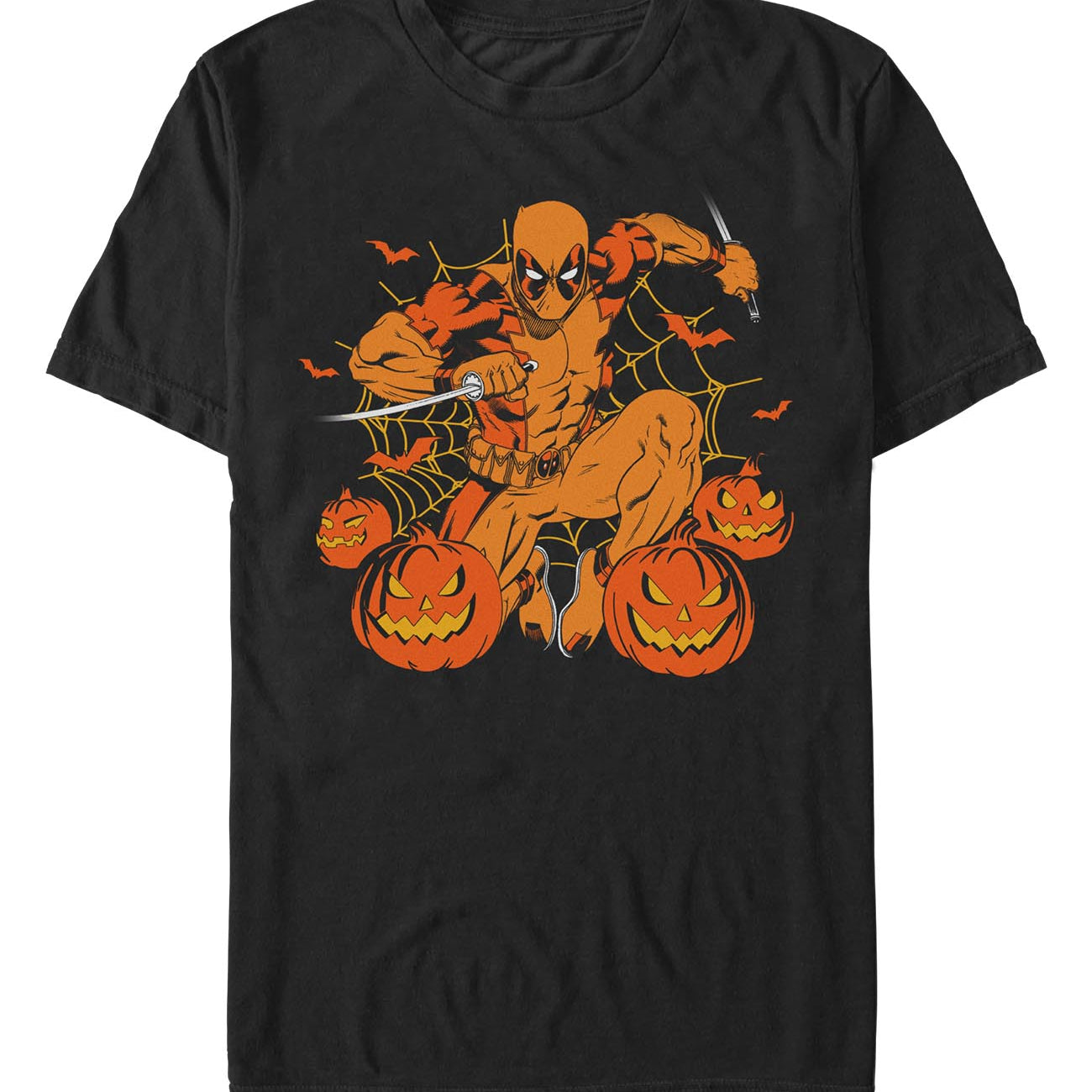officially licensed Deadpool Deadpool Pumpkin T-Shirt tee