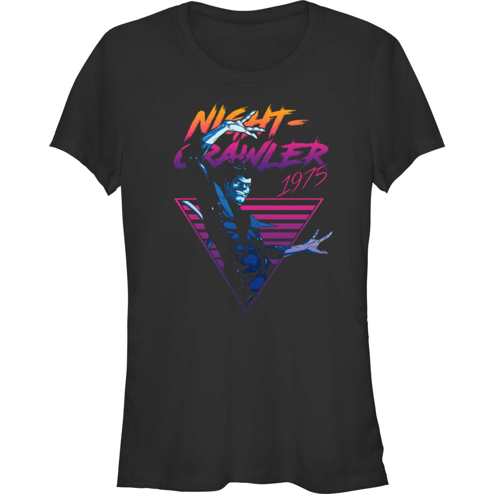 Marvel Neon Nightcrawler Black graphic t-shirt