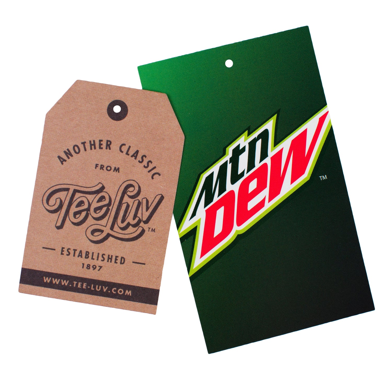 Vintage Mt Dew Ringer T-Shirt - Green