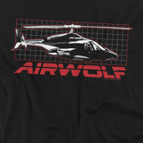 Airwolf Logo & Chopper T-Shirt